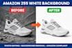 do amazon 255 white background removal