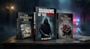 create a cinematic sci fi book cover with space and futuristic art