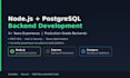 build a scalable node js backend api with postgresql