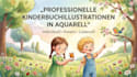 erstelle eine professionelle kinderbuch illustration in aquarell
