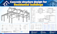 provide concrete structure design for residential buildings