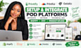 setup printify printful gelato pod integration shopify etsy product upload