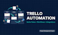 set up trello automation, butler rules and project management boards
