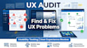 ux audit usability testing for websites and mobile apps with improvement tips