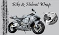 custom graphics bike wrap,  dirt bike, decal wrap