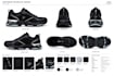 create footwear tech pack, shoe sole patterns and factory tech sheets