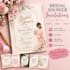 design luxury bridal shower invitations with unique design