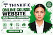 build thinkific online course website thinkific sales funnel thinkific migration