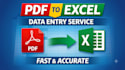 convert PDF to excel