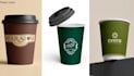 design coffee cup, ice cream, paper cup and packaging