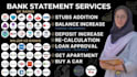 convert bank statement PDF to editable excel format