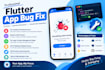 professionally debug and fix bugs in your flutter app