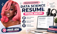 write professional data science resume data analyst resume writing podcast