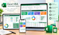 create custom excel auomation google spreadsheet etsy csv budget tracker vba