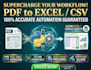 convert PDF reports to excel with python automation and verification