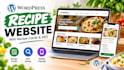 build a wordpress recipe website with recipe cards and SEO