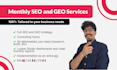 provide monthly SEO and GEO optimization