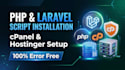 install, setup and configure PHP laravel script on cpanel