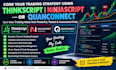 code strategy using thinkscript, ninjascript or quanconnect
