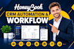 set up honeybook CRM automation and workflow