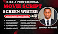 do screenwriting, scriptwriting, creative writing, and movie screenplay