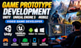 game prototype development unity unreal engine5 mobile video game developer