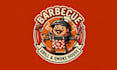 make modern style for barbecue mascot logo design