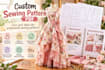 create custom sewing patterns and professional printable PDF guides