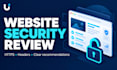 review your website https and security headers