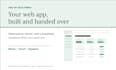 build and deploy your web app