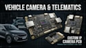 design vehicle camera, telematics, ip camera pcb and pixhawk adapter