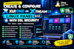 create xui one, xtream ui, linux 011 panel with ssl security