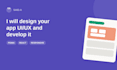 design your app UI UX and develop it