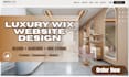 design a luxury wix website or redesign your existing wix website