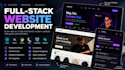 build a modern responsive full stack website