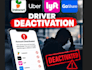 do uber reactivation, amazon flex reactivation, spark reactivation and lyft