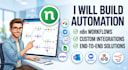 build n8n workflow automations and integrations
