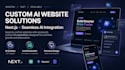 develop a custom ai website with ai integration