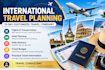create a personalized international travel itinerary