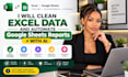 clean excel data and automate google sheets with ai