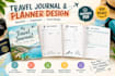 design, format and create a printable travel journal and adventure planner book