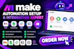 fix make com make com automation setup make com made com make come expert make