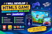 develop HTML5 game, browser game, web game with javascript