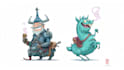 develop a 2d cartoon character for you