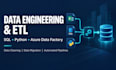 build etl data pipelines using sql, python and adf