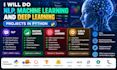 do nlp, machine learning, deep learning projects in python