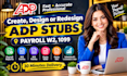 do stubs, adp and w2 for employees
