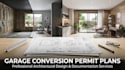 create garage conversion permit drawings and update plans