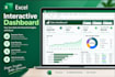 create an interactive excel dashboard with charts and kpis