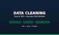 clean and organize your messy excel or csv data accurately